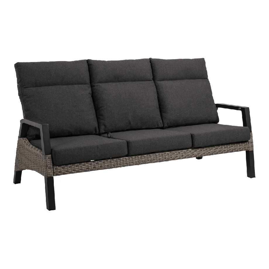 Loungebank Treviso Brick - grijs