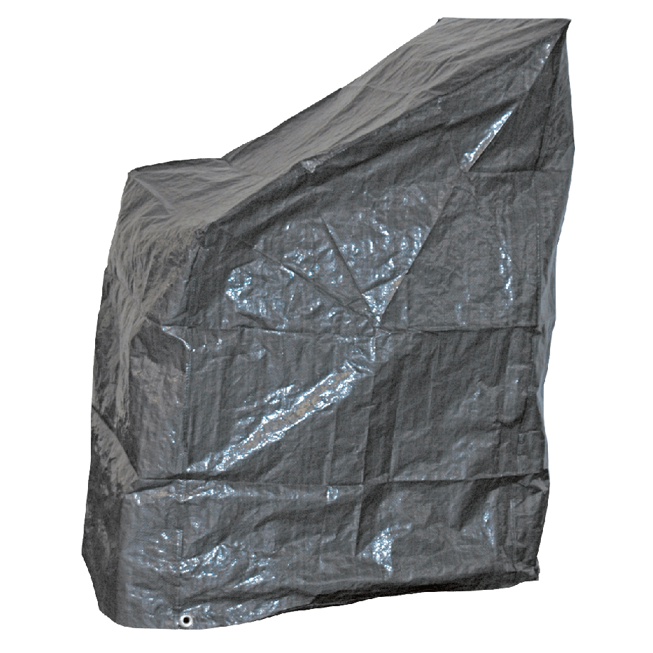 Beschermhoes voor stapelstoelen - grijs