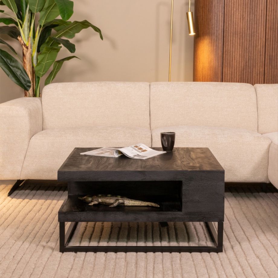 Label51 Cube salontafel mangohout 80 cm