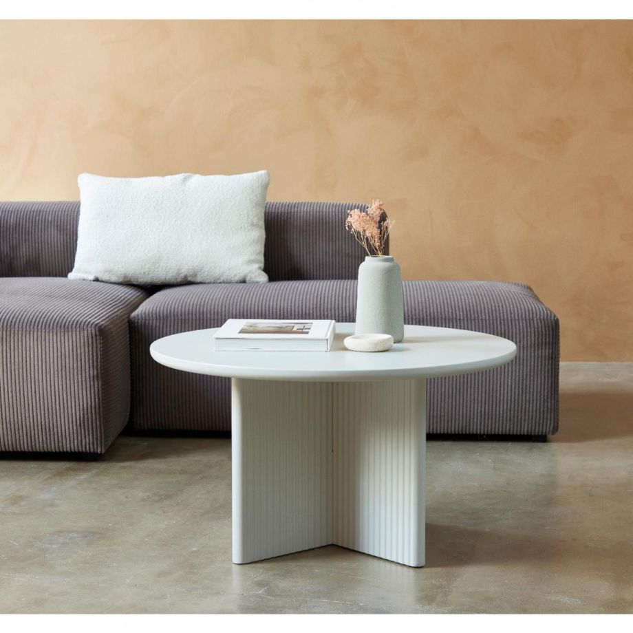 Perry salontafel Ø80 cm - greige