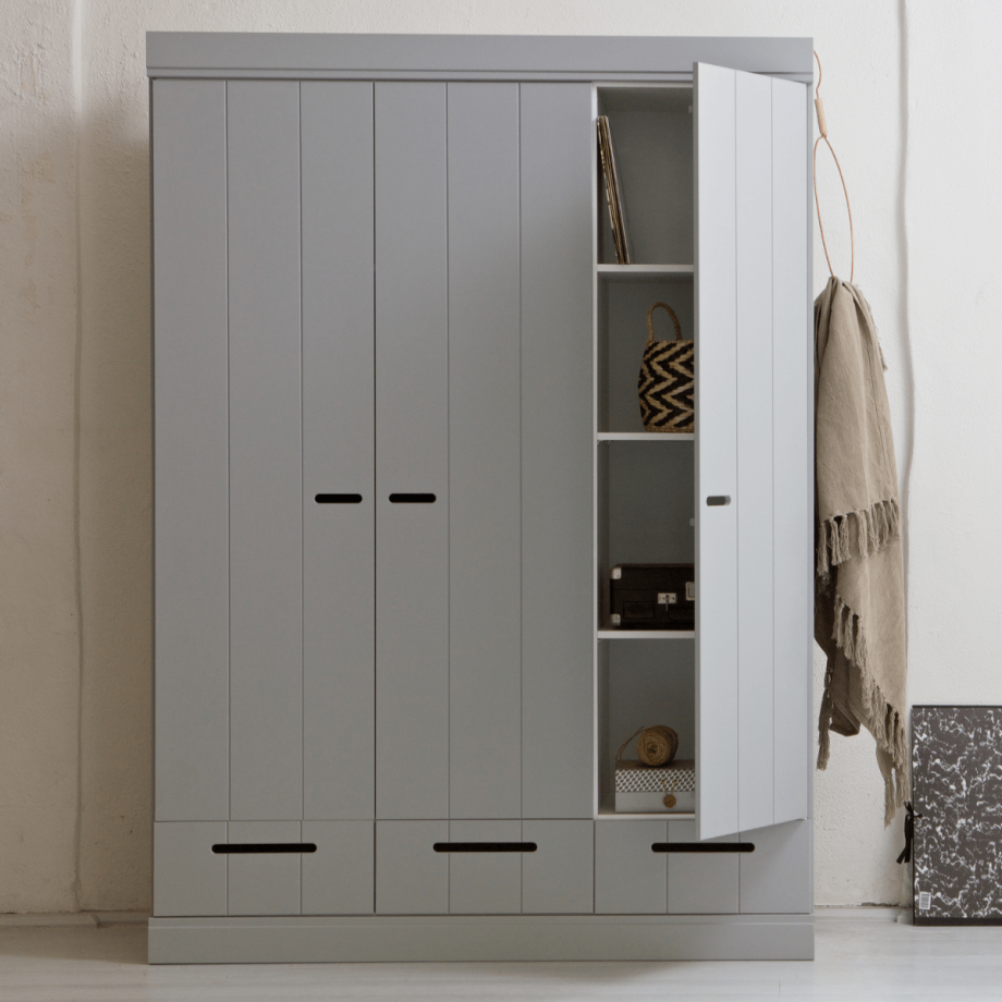 Woood Kast Connect 3-deurs strokendeur