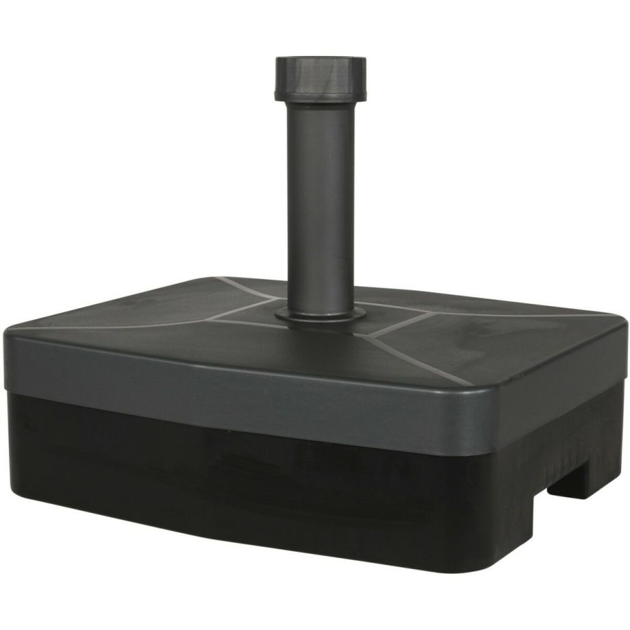 Parasolvoet kunststof vulbaar donkergrijs 40 kg