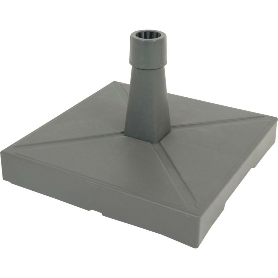 Parasolvoet beton gevuld donkergrijs 20 kg
