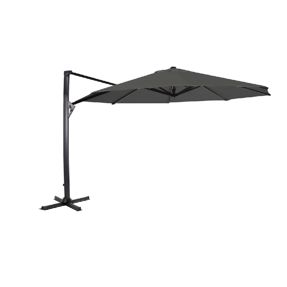 Zweefparasol Taurus Ø3,5mtr - grijs