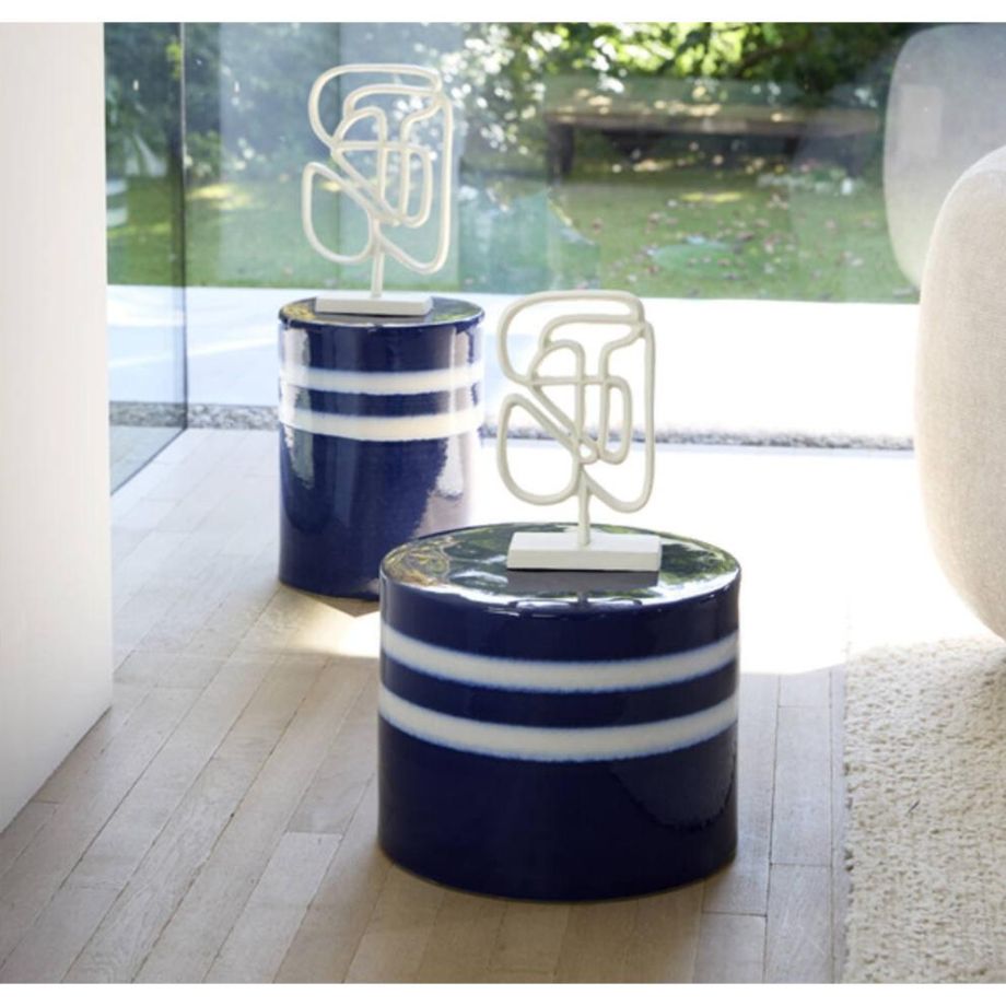 Mooca bijzettafel Ø33x44 cm keramiek