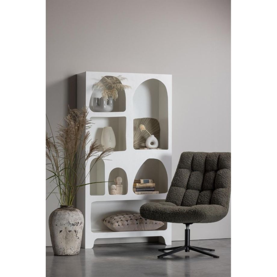 Caz vakkenkast breed - wit van het woonmerk Woood