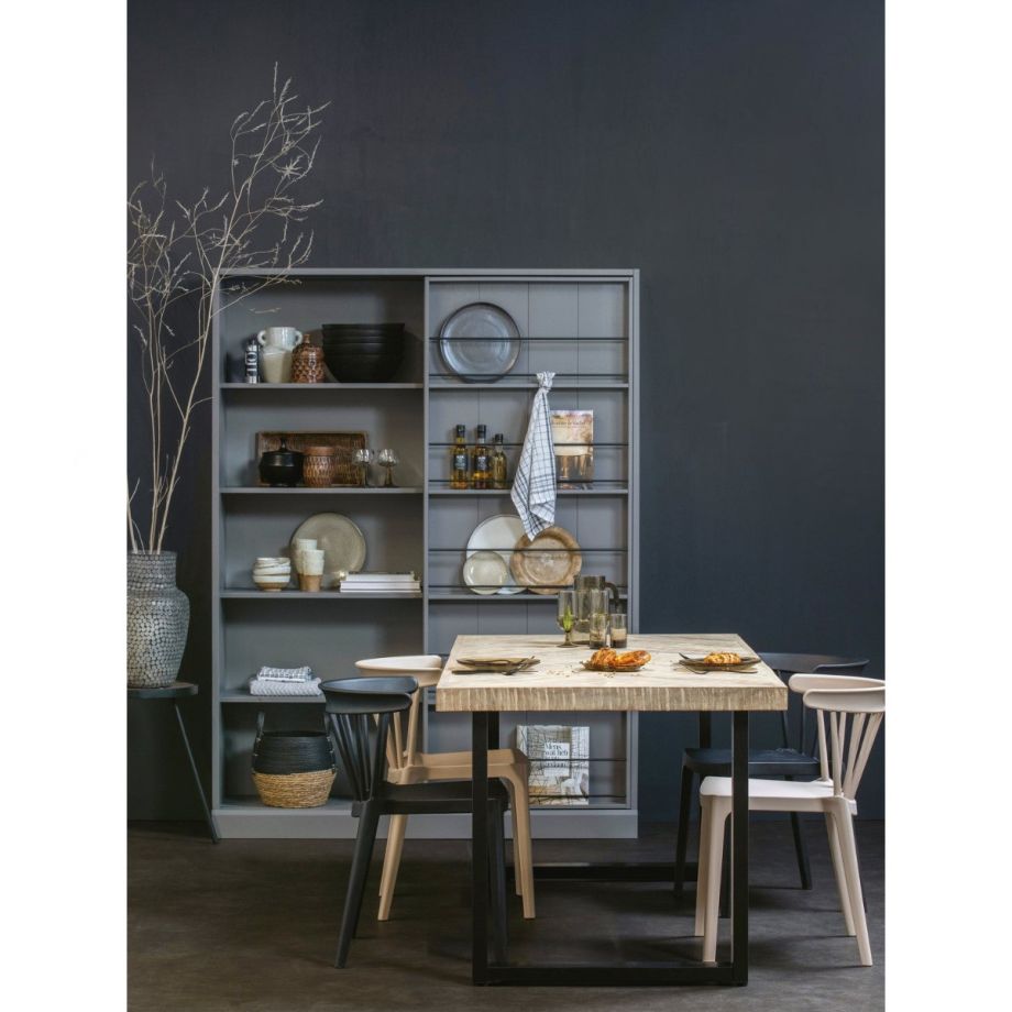 Combi-Tablo mango visgraat 180x90 cm + U-poot