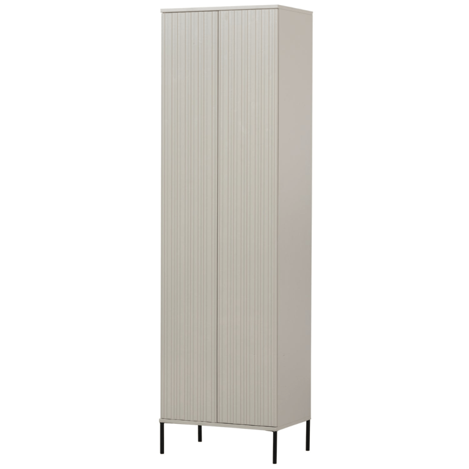 New gravure hoge kast met lade grenen - dust