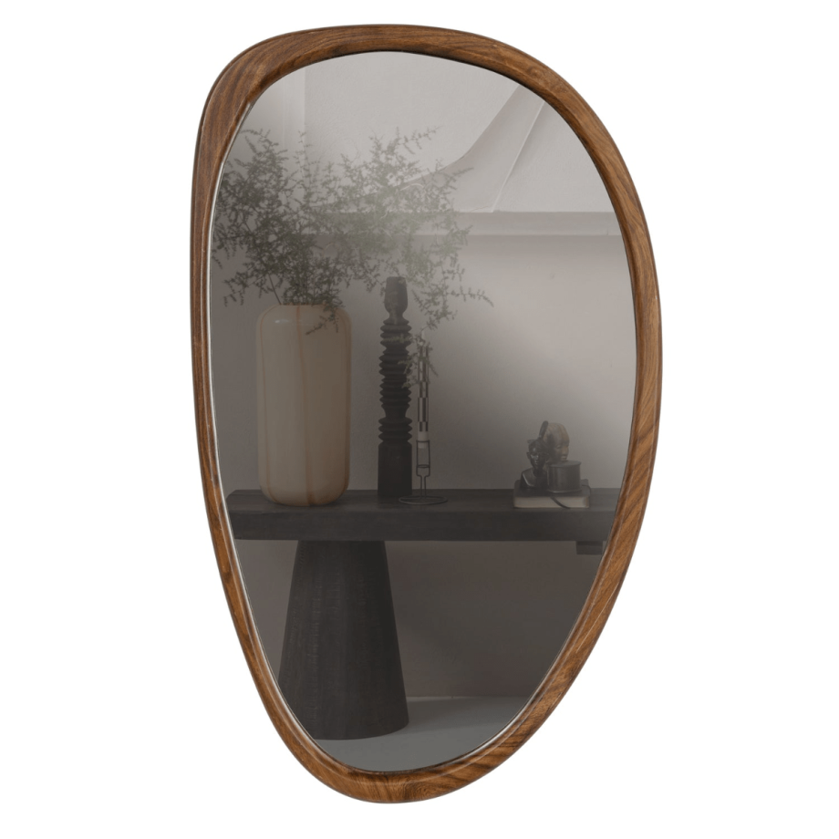 Leif spiegel hout 64x38 cm - naturel