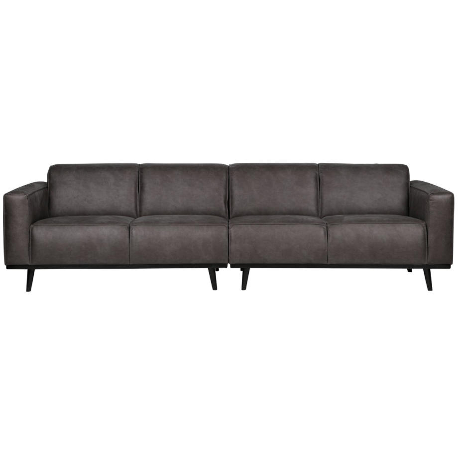 Statement 4-zits bank 280 cm ecoleer - donkergrijs