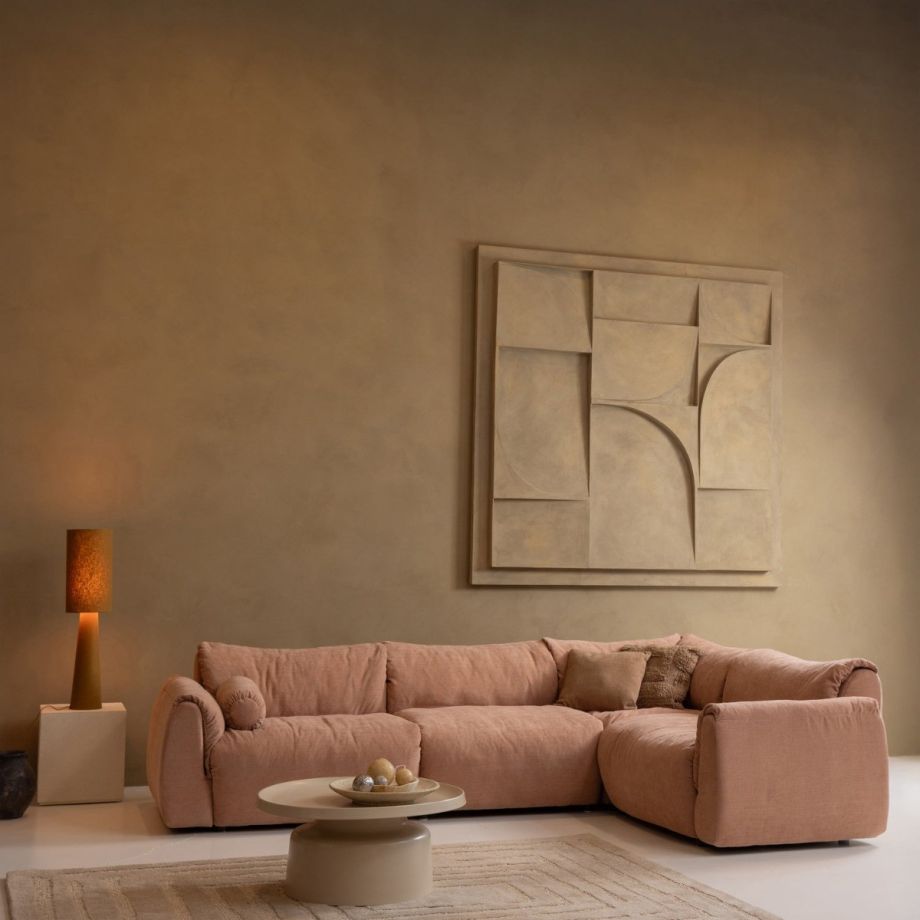 Woood Baggy hoekbank rechts geweven chenille