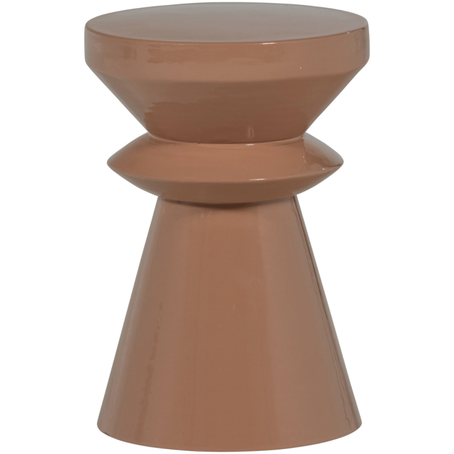 Fedde bijzettafel metaal - oud roze