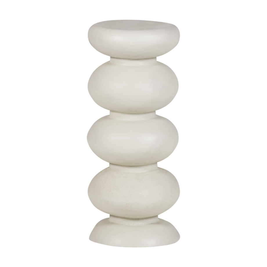 Woood Brilo bijzettafel metaal - creme