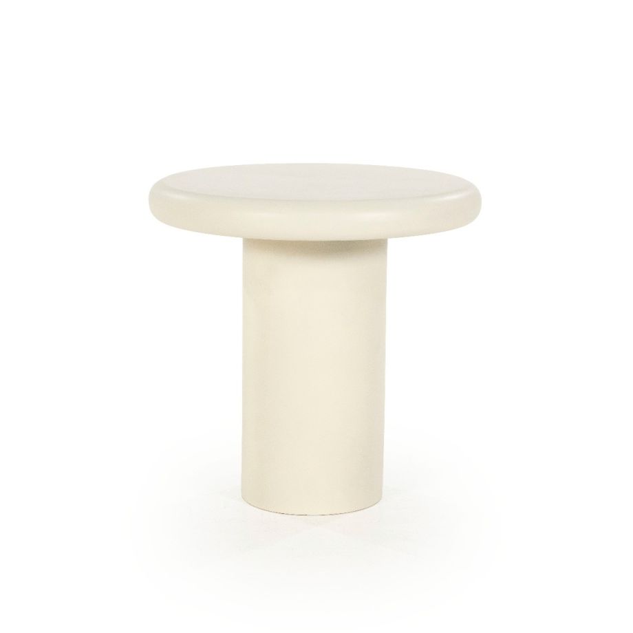 Jade bijzettafel ø45 cm - beige