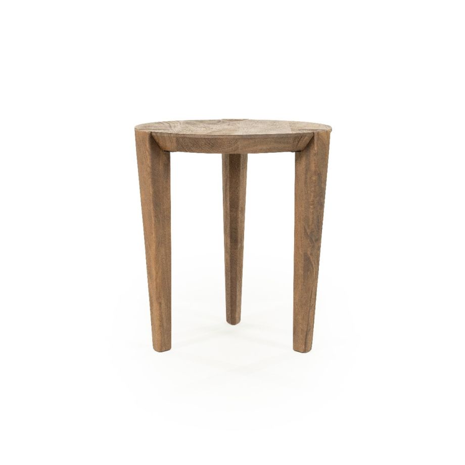Eleonora Davina bijzettafel ø40 cm - bruin