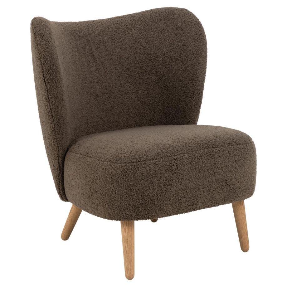 Nøra Don draaifauteuil | grijs metaal onderstel | stof Basel - beige