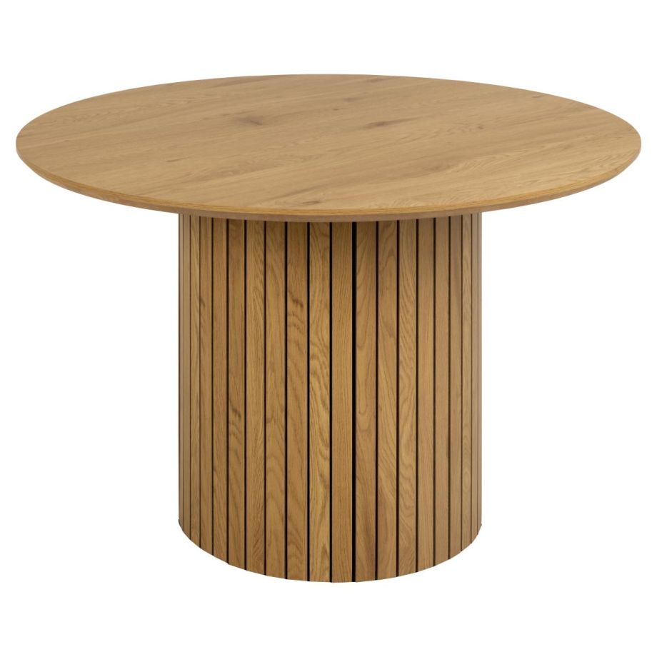 Nøra Jody ronde eettafel Ø120x75 cm | ruw melamine - naturel