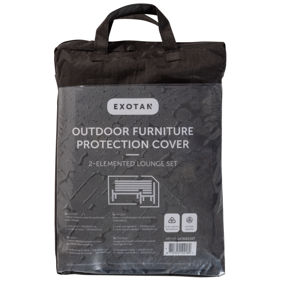 Woood Beschermhoes loungeset tuin voor 2 elementen