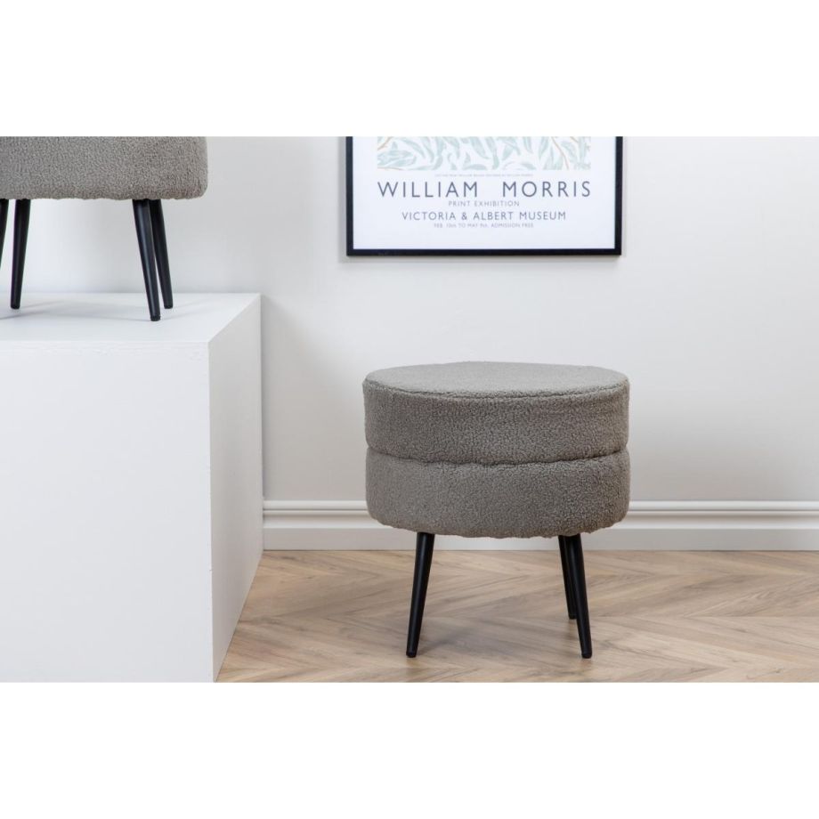 Zane hocker - teddy - grijs