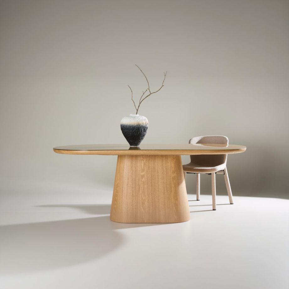 Svea Violetta ovale eettafel - 90 x 200 cm - naturel