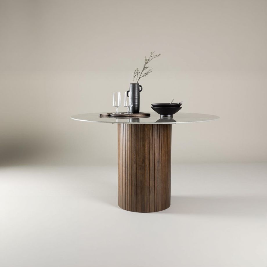 Svea Niko ronde eettafel - ø120 cm - marmer