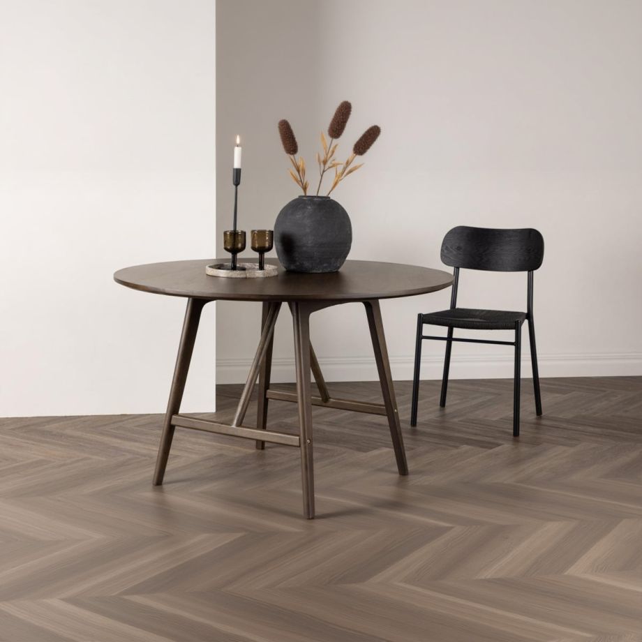 Svea Isabella ronde eettafel - ø100 cm - donkerbruin