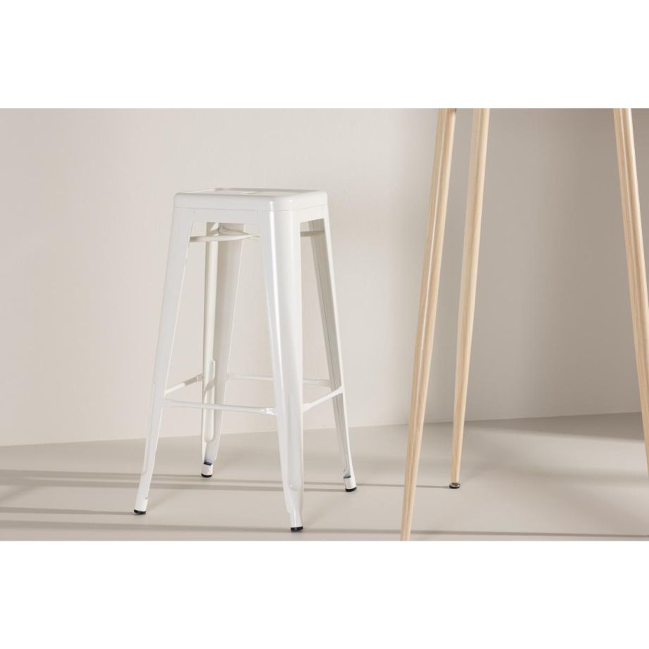 Metpe barkruk 76 cm - wit