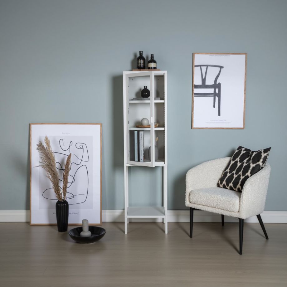 Svea Zivo vitrinekast - 40 x 150 cm - wit