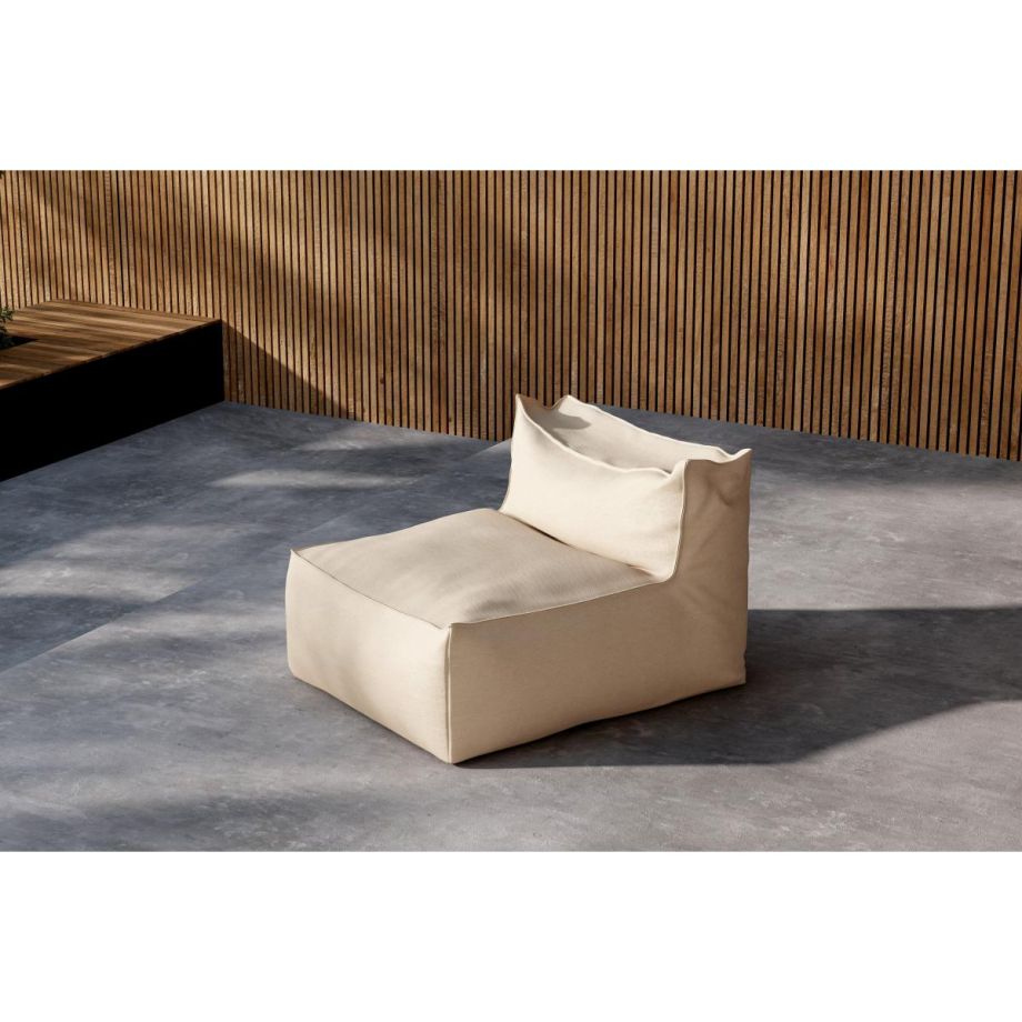 Noura lounge bank midden - beige