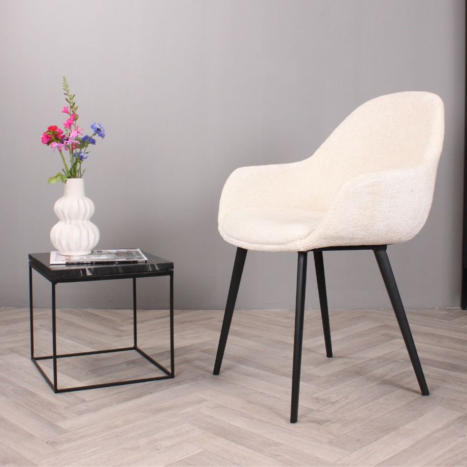 DS4U Bonnie kuipstoel - ivoor