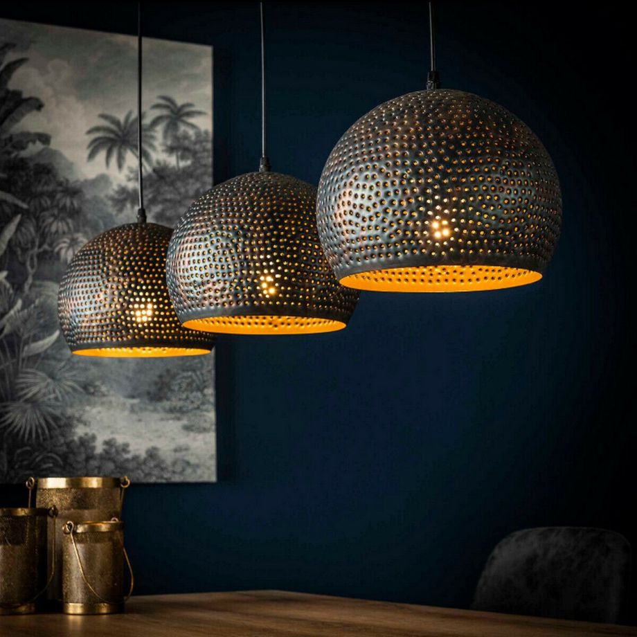 Fraaai Gear hanglamp zwart/bruin 3L