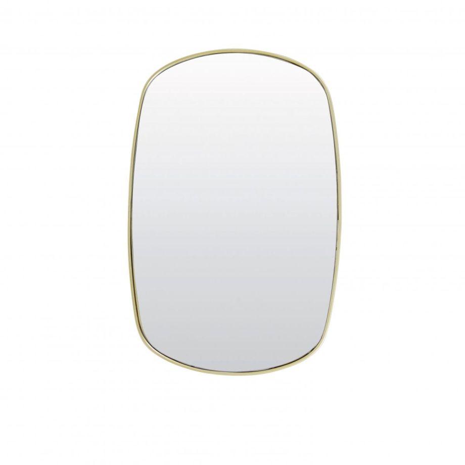 Bralo spiegel 36x1,5x55 cm - helder glas+goud