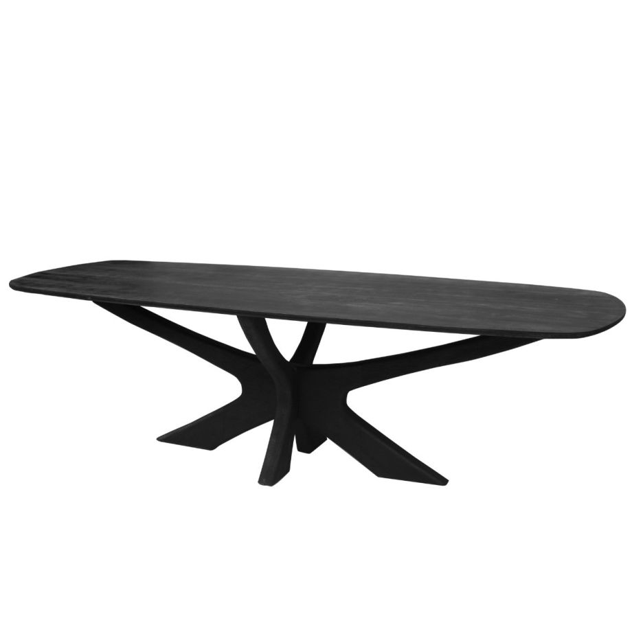 Montreaux eettafel 220cm - zwart