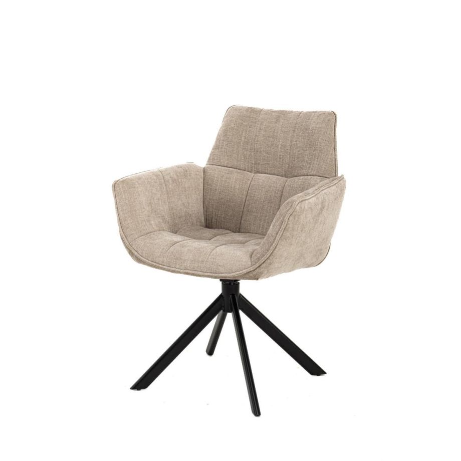 Moods Collection Monaco draaistoel - zwart