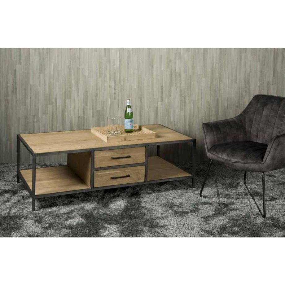 Tower Living Luna salontafel - 135 cm - bruin