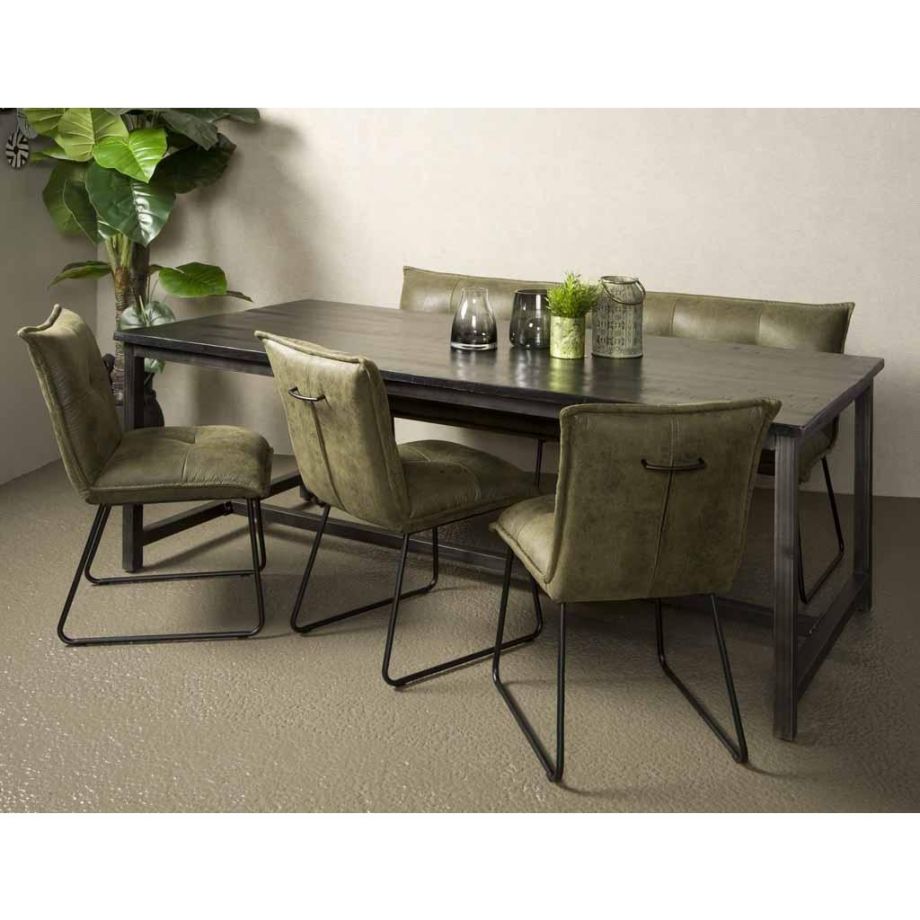 Paterno eettafel - 180 cm - zwart