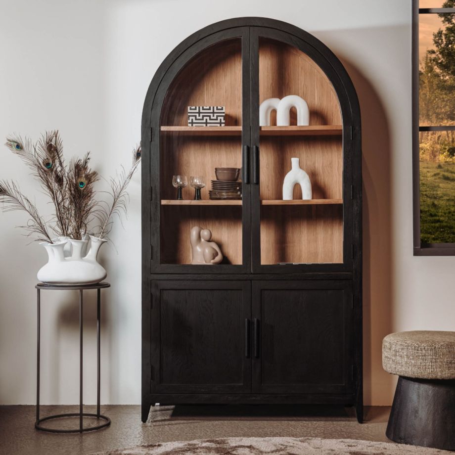 Tower Living Rotondi buffetkast - 120 cm - zwart