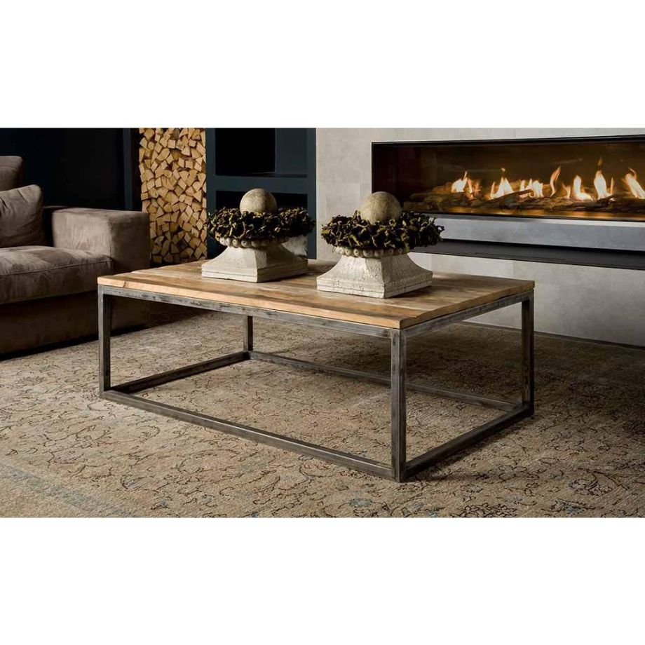 Tower Living Venetie salontafel open - 135 cm - bruin