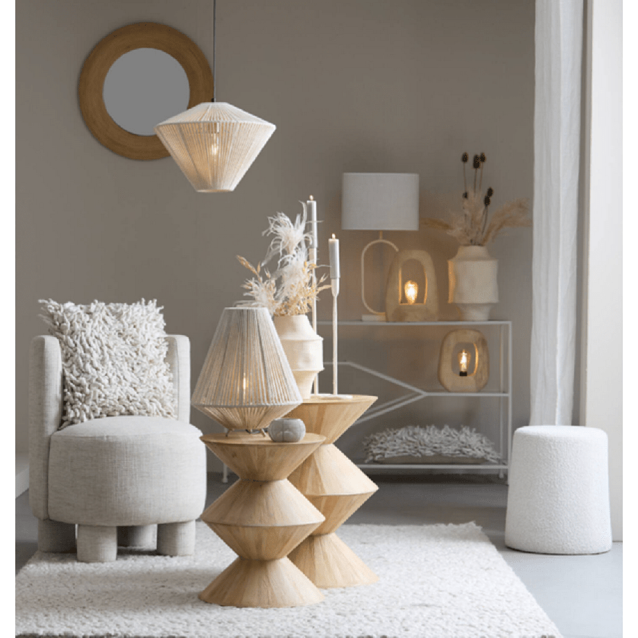 Larus bijzettafel Ø40x50 cm