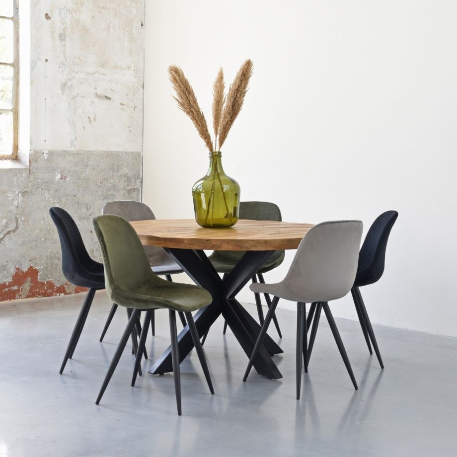 Label51 Capri eetkamerstoel velvet