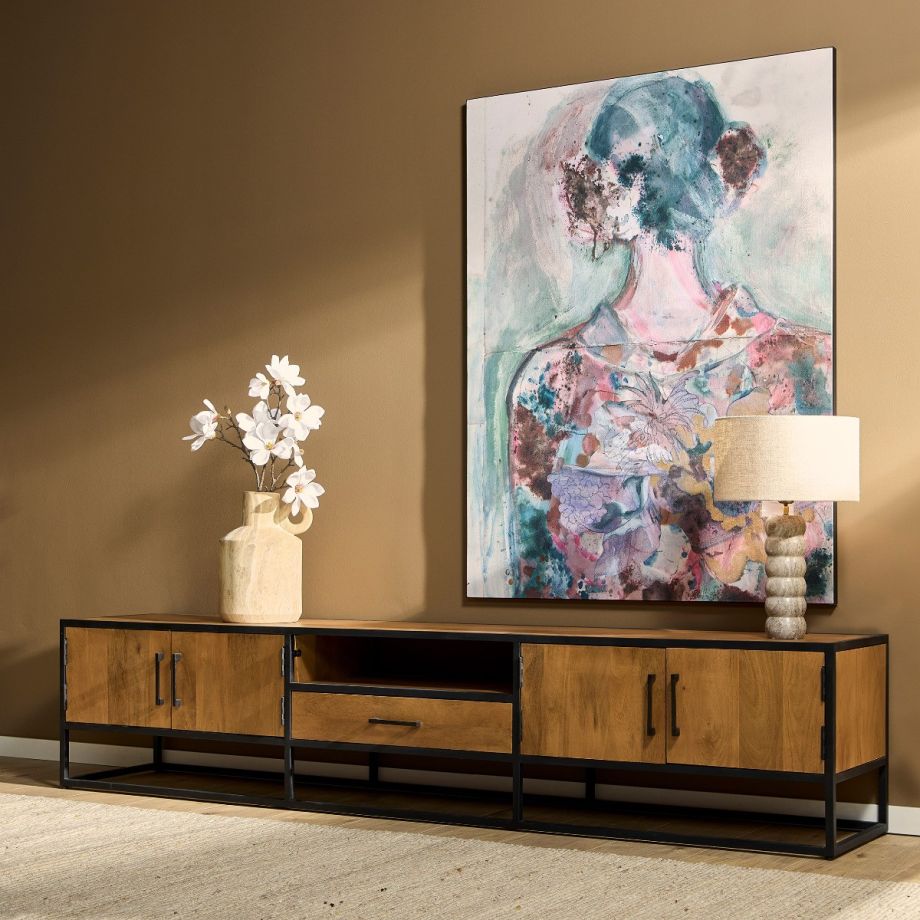 Tv meubel Denver - 240 cm - naturel