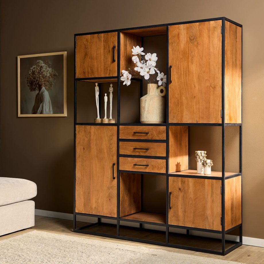 Vakkenkast Denver Supreme XXL - 160 cm - naturel