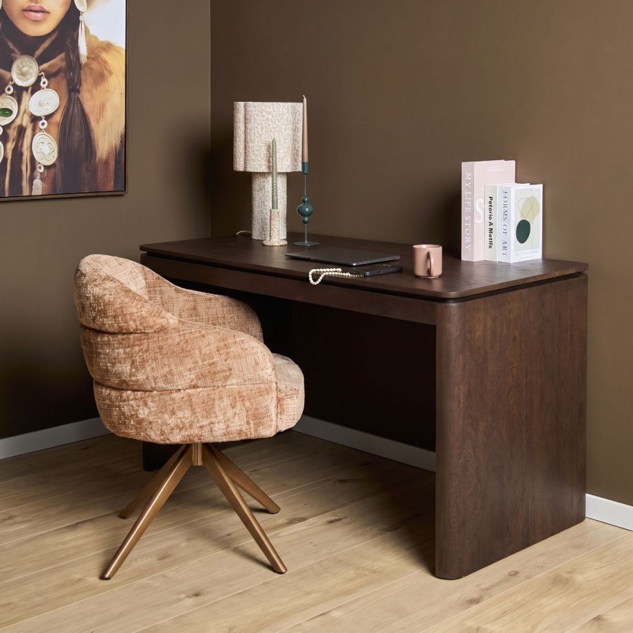 Starfurn Bureau Dallas mangohout 130 cm