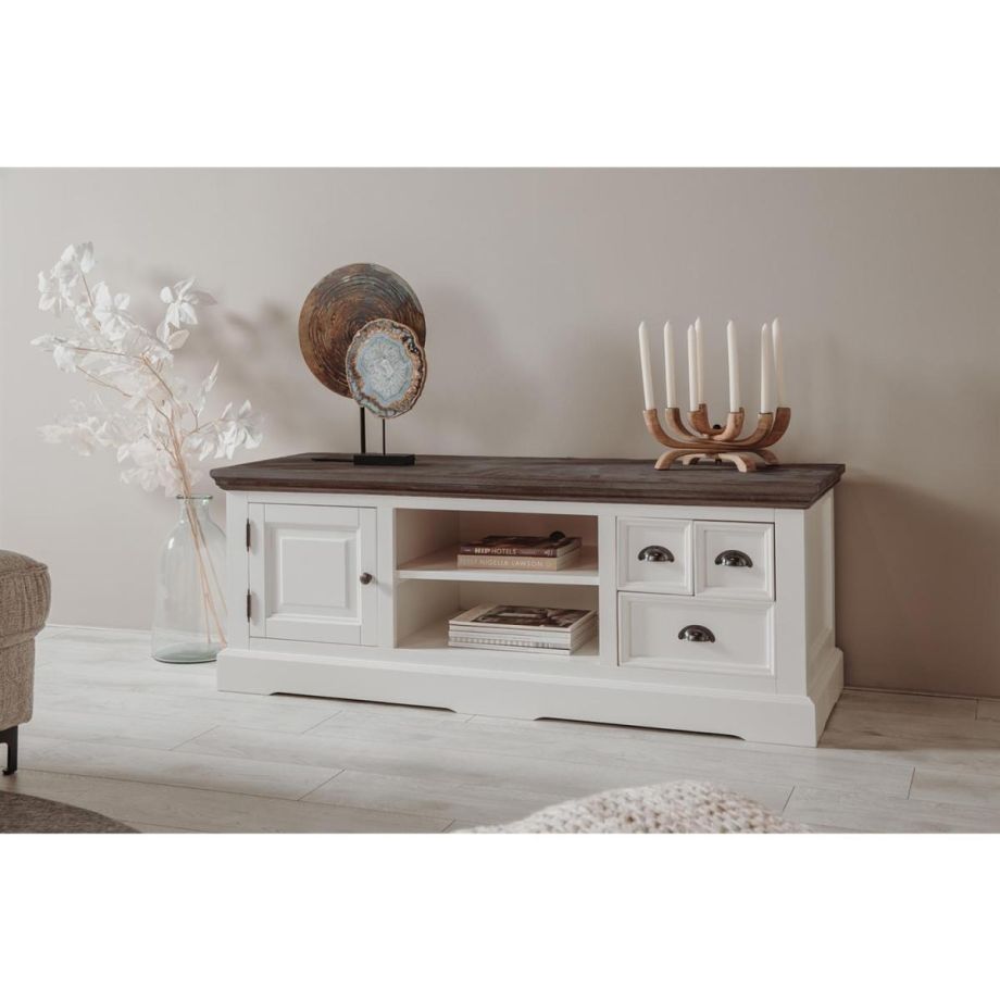 Tower Living Fleur tv-meubel - 145 cm - wit