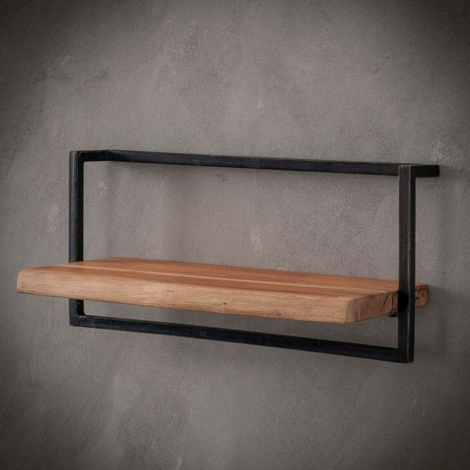 Fraaai Woody metaal wandplank 65 cm - OUTLET B