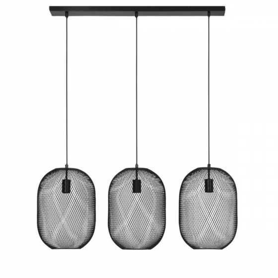 Reilley hanglamp metaal zwart 3L van het woonmerk Light & Living