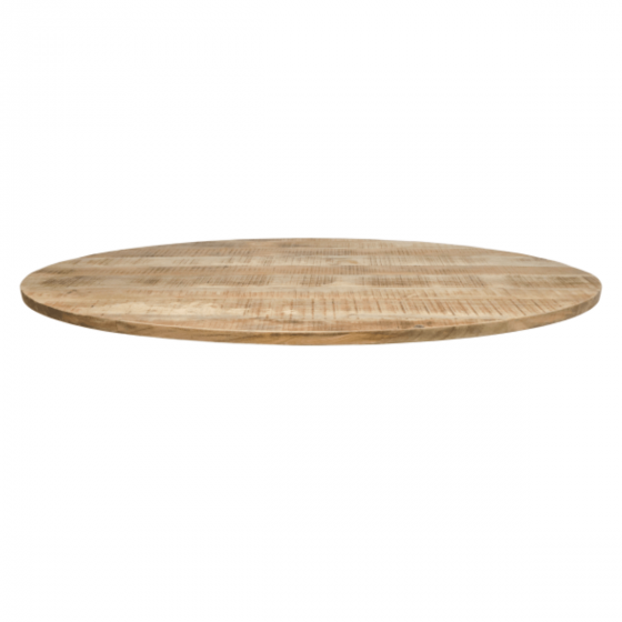 Rodna ovaal tafelblad 220x110x4 mangohout naturel van het woonmerk HSM Collection