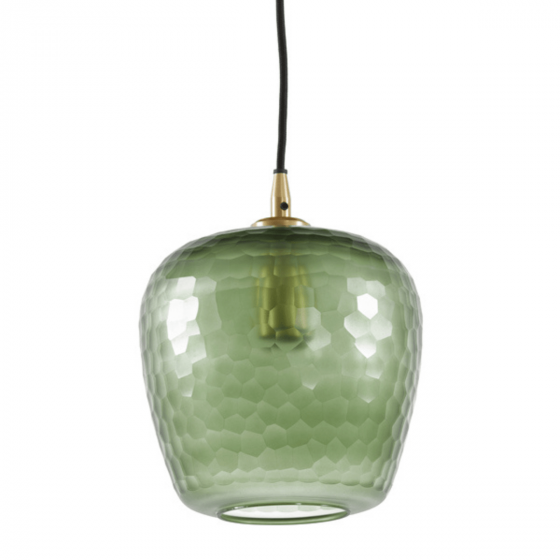 Danita hanglamp Ø17x22 cm groen/goud van het woonmerk Light&Living