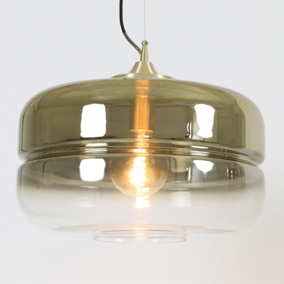 Cherle hanglamp glas goud Ø40 cm van het woonmerk Light & Living
