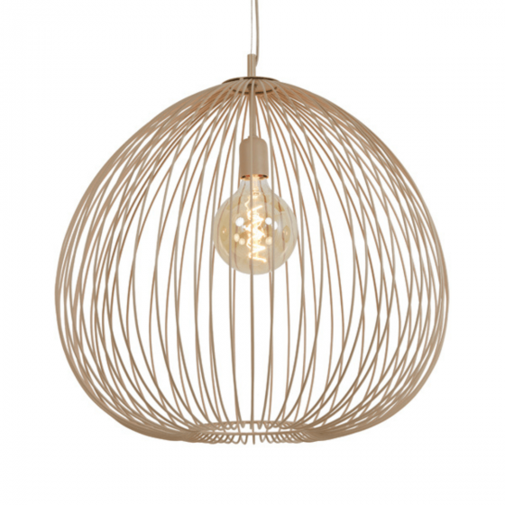Rilana hanglamp metaal Ø56 cm beige van het woonmerk Light & Living